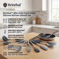 Brinthal™ BPA-Free Food-Grade Silicone Kitchen Utensil Set